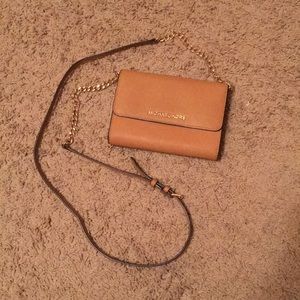 Michael Kors light brown/tan crossbody